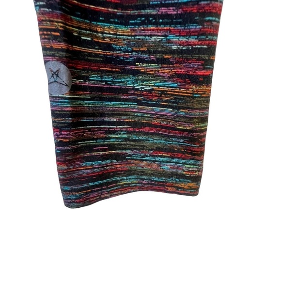 SweetLegs Plus Women's Leggings 14-22 Multicoloured Line Pattern - Picture 6 of 12